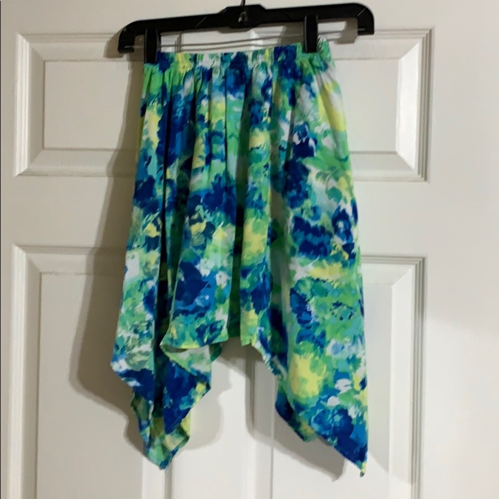 Little girls assymmetrical skirt